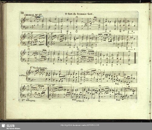 Choral No. 27: O Gott du frommer Gott