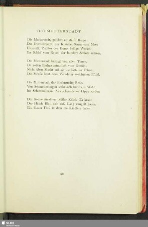 Die Mutterstadt