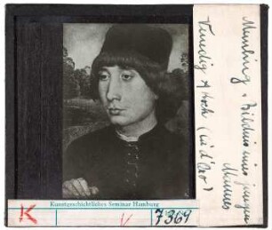 Hans Memling: Bildnis eines jungen Mannes. Venedig, Ca' d'Oro