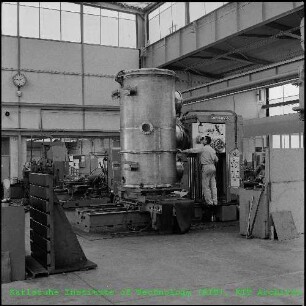 Horizontal-Bohr- und Fräswerk (Bohrwerk) in der Hauptwerkstatt