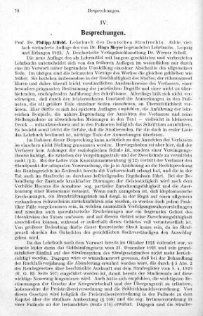 78-96, IV. Besprechung