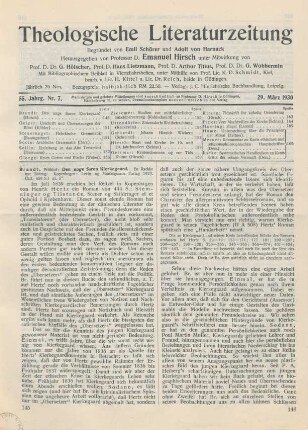 145-151 [Rezension] Brandt, Frithjof, Den unge Søren Kierkegaard. En Raekke nye Bidrag