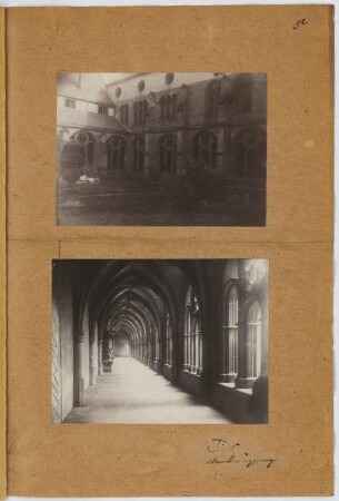 Dom, Trier: Ansicht, Innenansicht Kreuzgang (aus: Skizzen- und Fotoalbum 19)