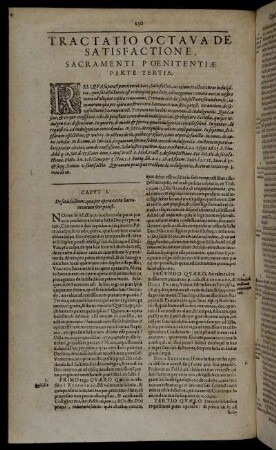 Tractatio Octava De Satisfactione, Sacramenti Pœnitentiæ Parte Tertia.