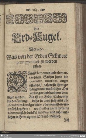 Die Erd-Kugel