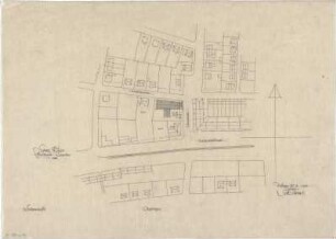 Gsaenger, Gustav; München, Ettalstr. 3; Gethsemane Kirche, Pfarrhaus - Lageplan