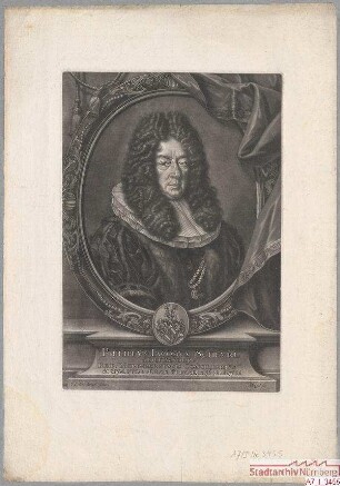 Philipp Jacob Scheurl; Ratskonsulent und vorderster Losungsamtmann; geb. 1648; gest. 1725