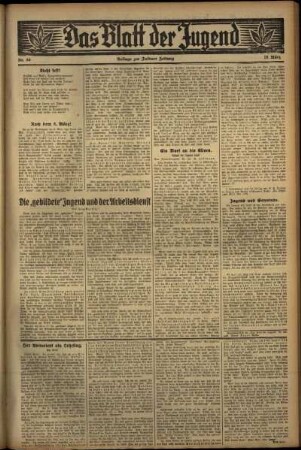 Zweite Ausgabe vom Freitag, den 10. März 1933.