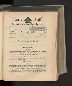 No. 104, 6. Mai 1916