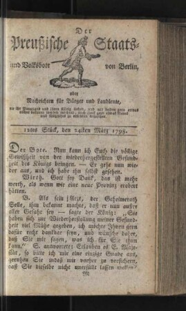 12tes Stück, den 24sten März 1798