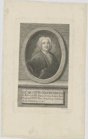Bildnis des Car. Otto. Rechenberg
