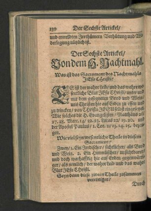 Der Sechste Artickel/