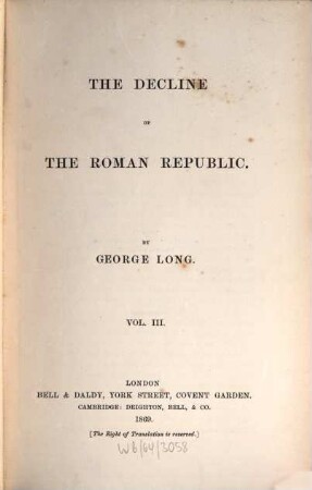 The decline of Roman Republic. 3