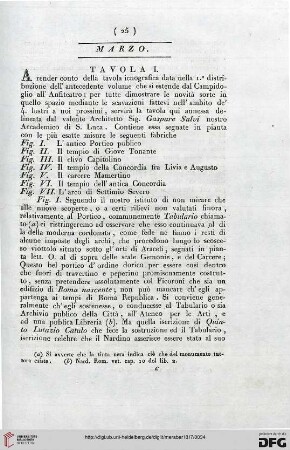 Tavola I