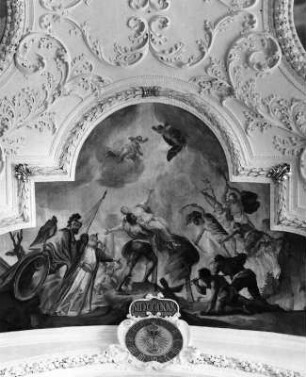 Deckenbild : Deckenbild. Deckenmalerei. Bad Wörishofen, Stadtkirche Sankt Justina