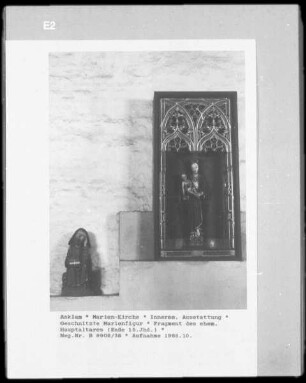 Marienfigur des ehemaligen Hauptaltars