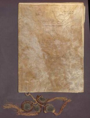 Schiedsspruch des Kurfürsten Ludwig von der Pfalz im Streit des Bischofs Raban und der Geistlichkeit zu Speyer mit der Stadt Speyer.