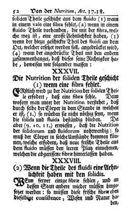 Von der Nutrition. Art. 37-54.