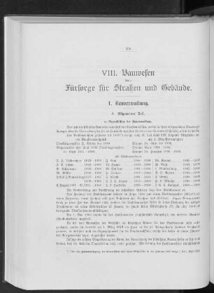 1. Bauverwaltung.