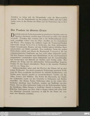 Die Franken im ältesten Orient