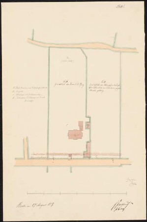 Villa Pflug, Berlin-Tiergarten: Lageplan