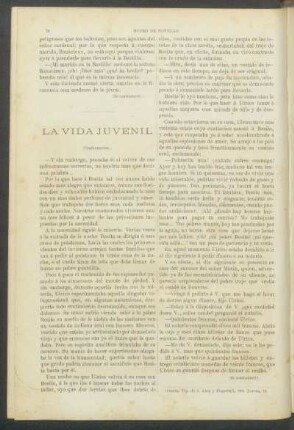 La vida juvenil