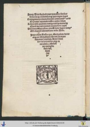 Epigramm an den Leser