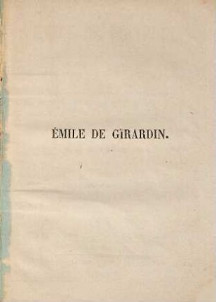 Emile de Girardin