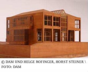 Haus S. - Modell des Gesamtgebäudes