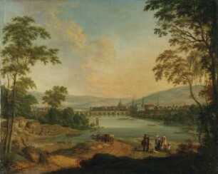 Dresden vom rechten Elbufer aus gesehen