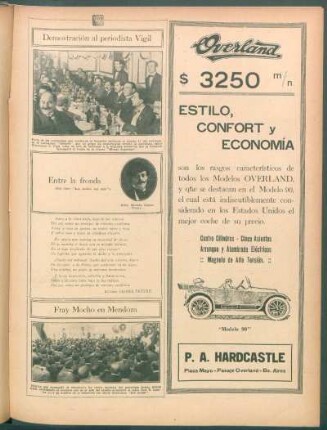 Demostración al periodista Vigil