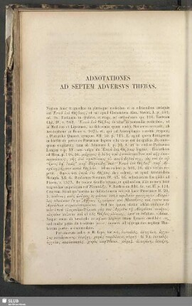 Adnotationes ad Septem adversvs Thebas
