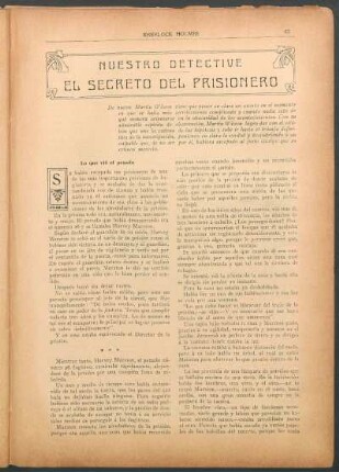 Nuestro detective - El secreto del prisionero
