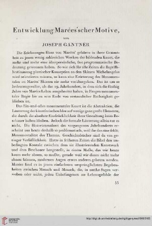1: Entwicklung Marées'scher Motive