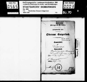 Grenzsteinsatz zwischen Bietenhausen, Frommenhausen und Hirrlingen