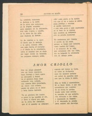 Amor criollo