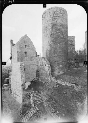 Treffurt. Burgruine Normannstein (Umbau um 1200)