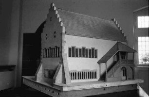 Freiburg: Modell; Rathaus, Gerichtslaube