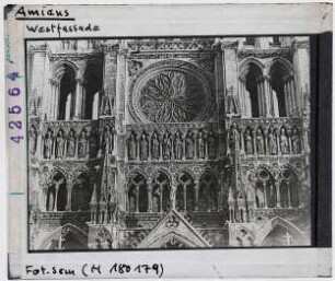 Amiens: Kathedrale, Westfassade