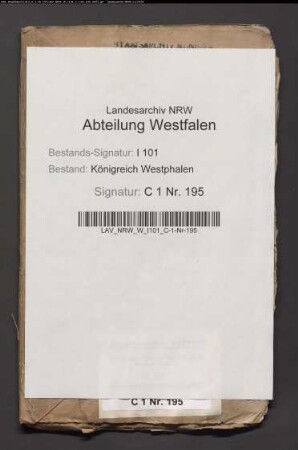 Chaussee zwischen Herford und Vlotho
