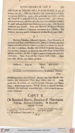 Capvt II: De Bonifacii liberis, Bonifacio II. Marchione Tusciae, Beretario Comite, & Richildi Abbatissa Luccensi