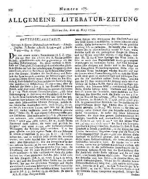 Bellermann, J. J.: Handbuch der biblischen Literatur. T. 3. Fortgesetzte biblische Geographie. Übriges Asien. Erfurt: Keyser 1793