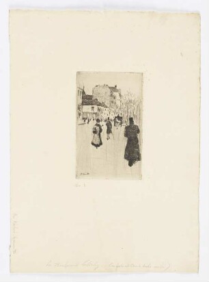 Kleine Ansicht des Boulevard de Clichy
