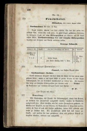 Frachtbrief