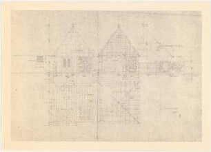 Döllgast, Hans; Hohenfeld (Bayern); Kapelle - Pflasterung (Grundriss); (Ansicht; Schnitt; Details)