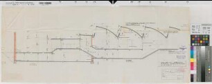 Münster (Münster) Strafanstalt Heizwerk und Werkstättengebäude Querschnitt 1958 1 : 50 43 x 105 Pause Staatshochbauamt Münster Regierung Münster Nr. 34028