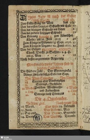 Dieses Jahr ist nach der Geburt Jesu Christi das 169[8]