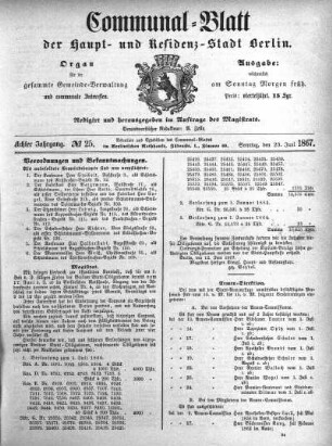 1867,25: No. 25, 23. Juni 1867