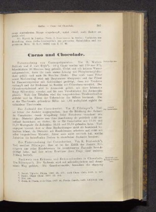 Cacao und Chocolade