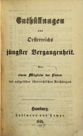 Enthüllungen aus Österreichs jüngster Vergangenheit